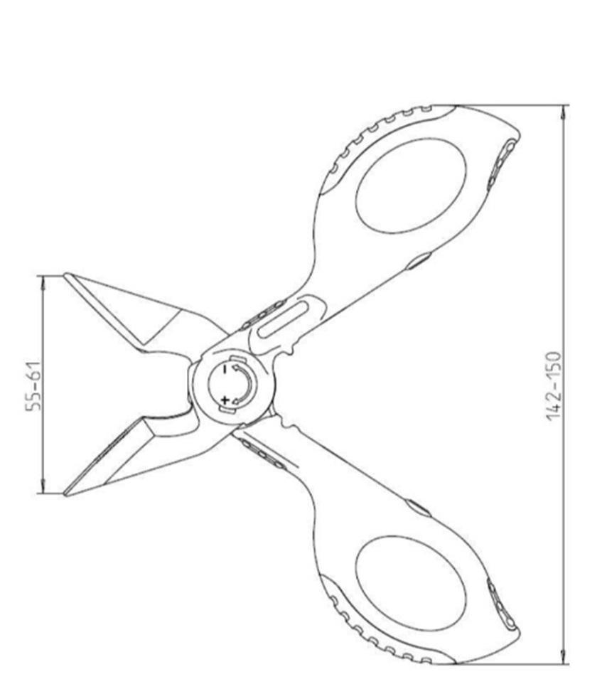 intercable intercable forbice tagliacavi fluorescente per elettricisti f1 neo intercable f1-neo - foto 3