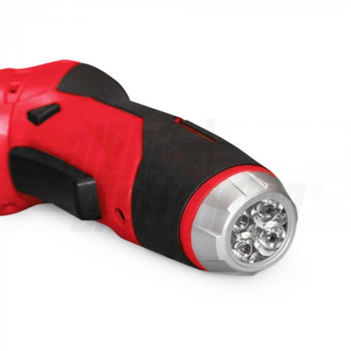 alpha elettronica alpha elettronica avvitatore a batteria 3.6v set accessori 44 pezzi 98-545 - foto 3