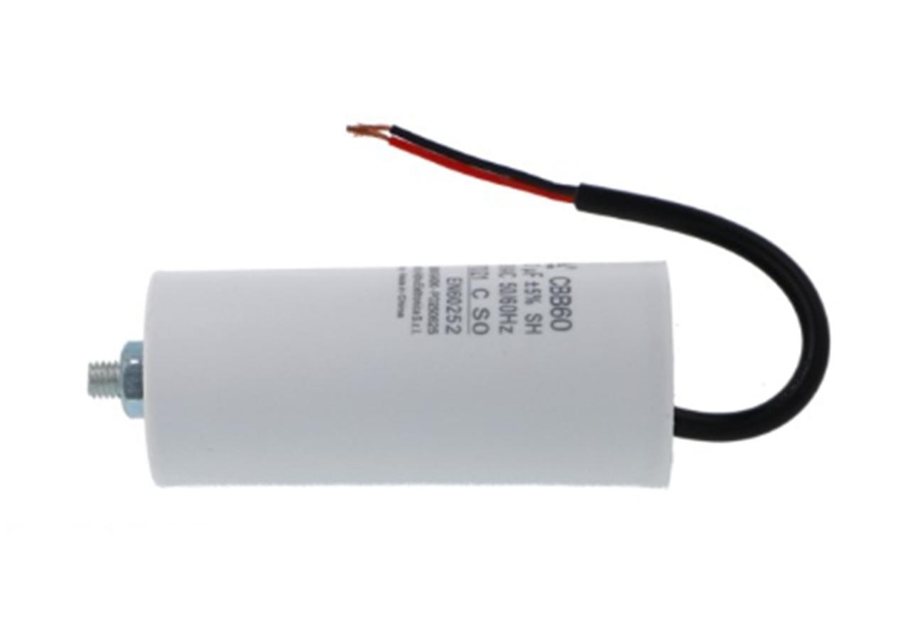 condensatore in polipropilene 40uf 450v alpha elettronica per pompe e motori