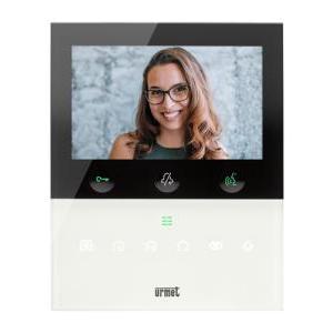Videocitofono wifi 5 pollici bianco  1760/16u per impianti 2 fili