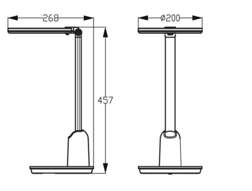 philips philips lampada da tavolo led 14w dimmerabile philips 43119500 regolazione colore - foto 3
