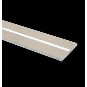 Profilo in alluminio per strip led 2 metri kprcg-1709 con lastra cartongesso