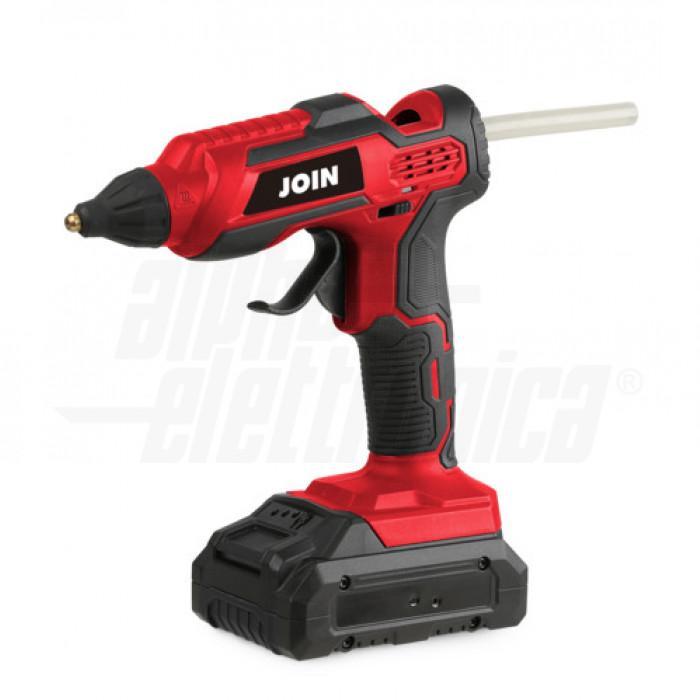 alpha elettronica pistola per colla a caldo cordless ricaricabile alpha elettronica 98-392 utilizzo versatile hobby riparazioni - foto 1