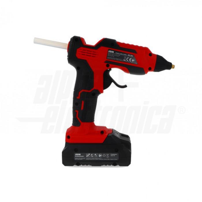 alpha elettronica pistola per colla a caldo cordless ricaricabile alpha elettronica 98-392 utilizzo versatile hobby riparazioni - foto 3