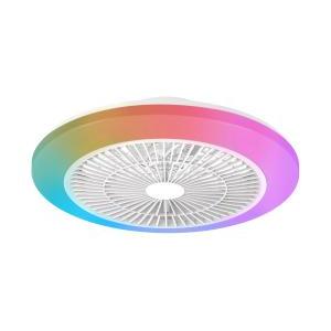 Ventilatore led rgb dc 20w 40w diametro 50 cm  amirgbic50 flat