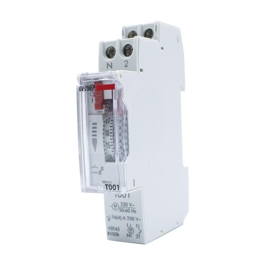 vemer vemer interruttore meccanico giornaliero 1 modulo vemer ve786900 controllo carichi - foto 1