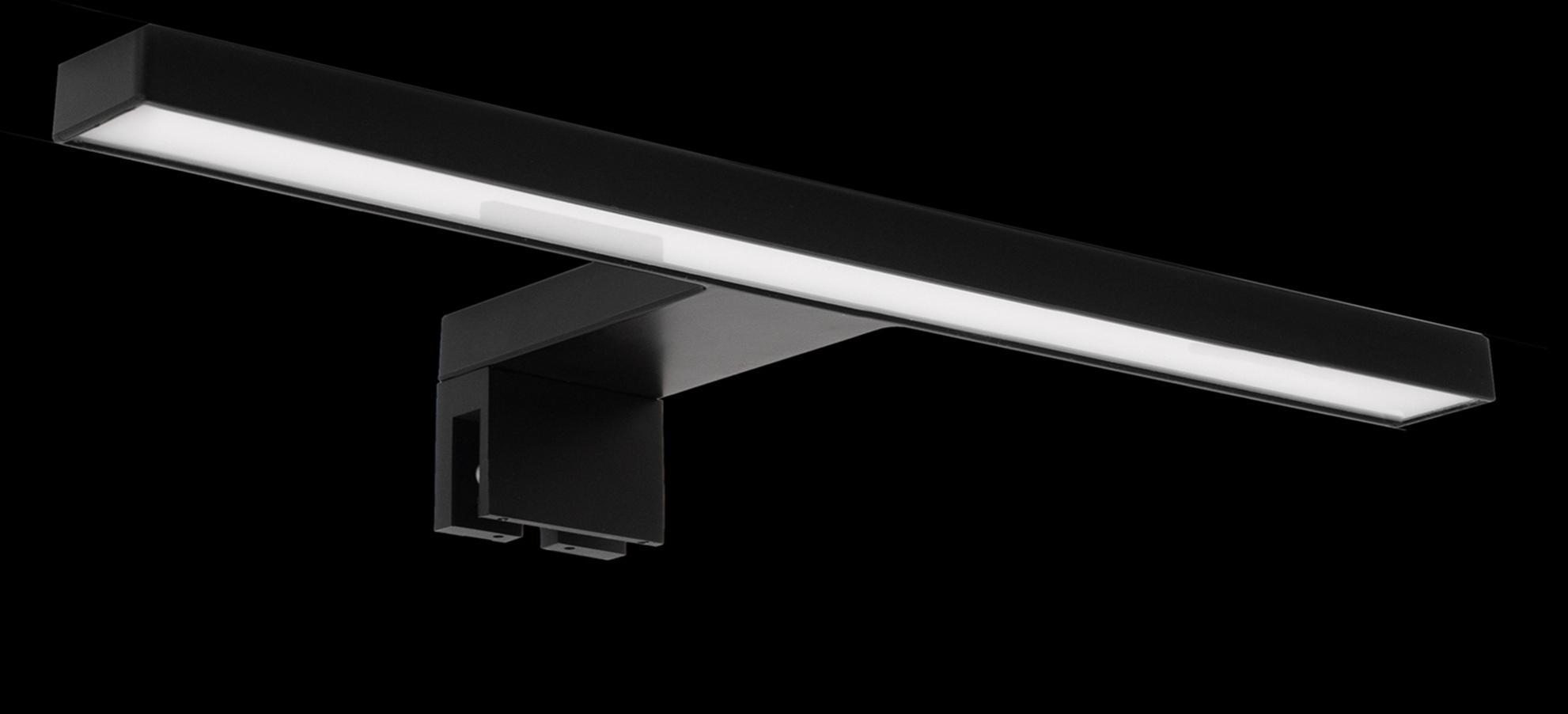 century century lampada led da parete angolare 5.5w 300mm nero dv-053040ne - foto 1
