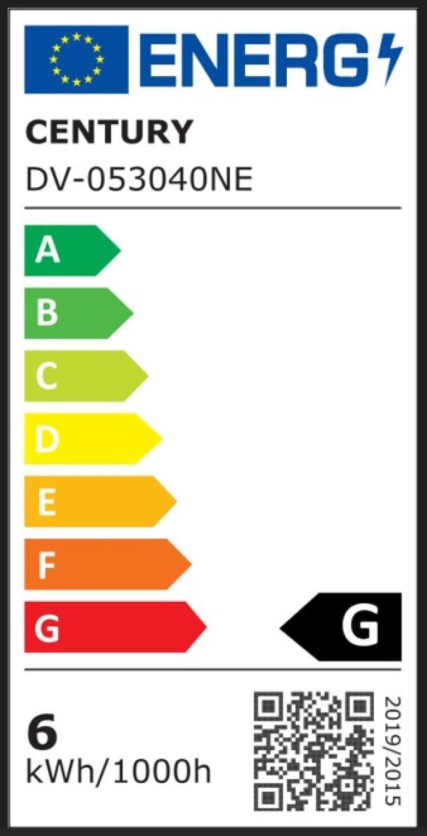 century century lampada led da parete angolare 5.5w 300mm nero dv-053040ne - foto 2