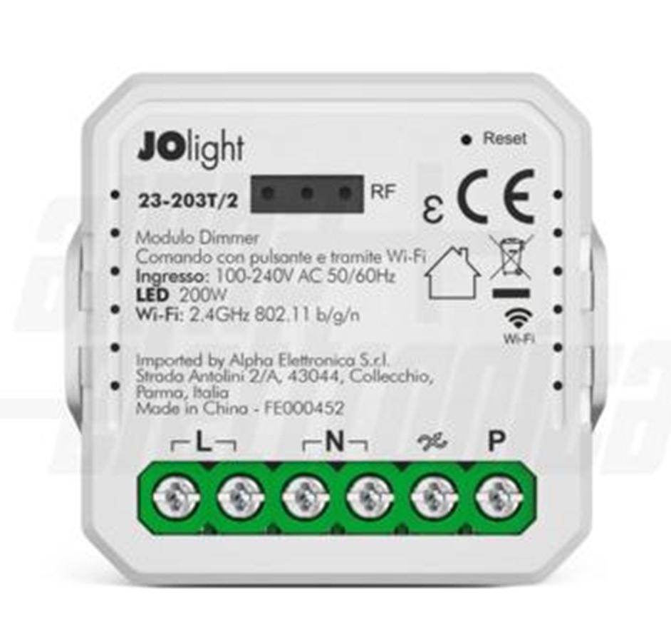alpha elettronica alpha elettronica dimmer wifi taglio di fase 230v per led alpha elettronica 23-203t/2 - foto 1