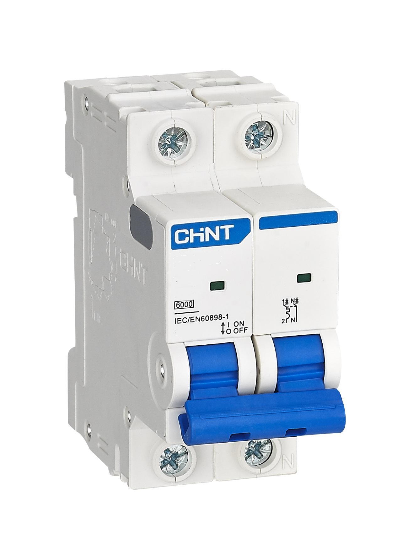 chint chint interruttore magnetotermico 1p n 16a chint 296749 protezione circuiti - foto 1