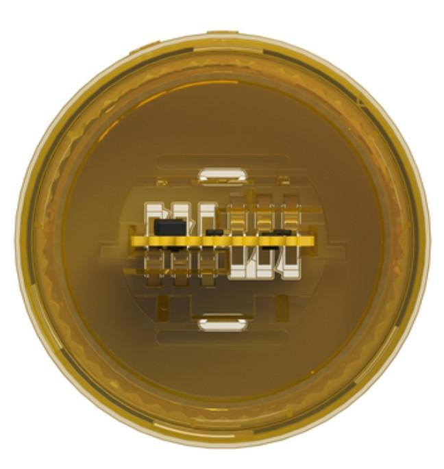 schneider elemento led giallo segnalazione industriale schneider xvb7c28 moduli componibili - foto 2