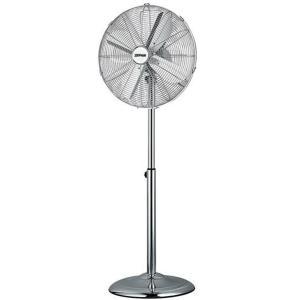 Ventilatore piantana cromato base tonda diametro 40 cm pf40cr