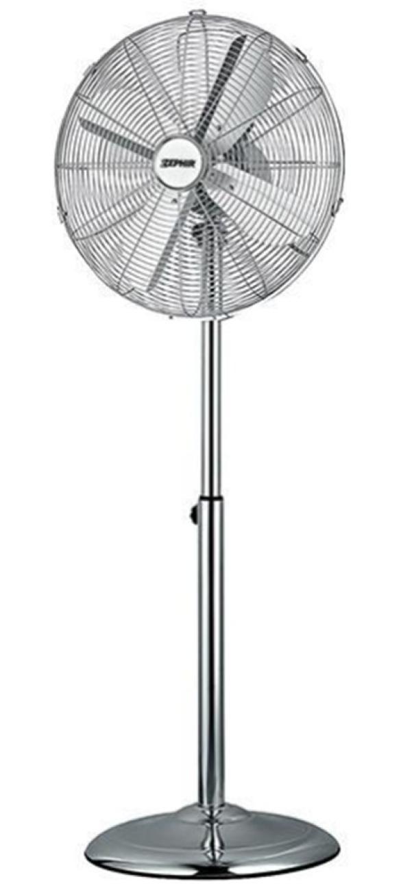 zephir zephir ventilatore piantana cromato base tonda diametro 40 cm pf40cr - foto 1
