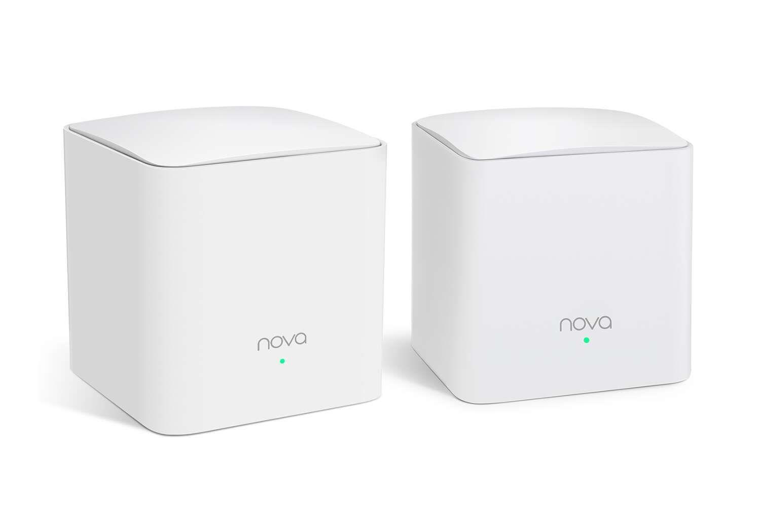 tenda tenda kit mesh wifi ac1200 dual band tenda nt-nova-mw5g-2 2 nodi facile installazione - foto 1