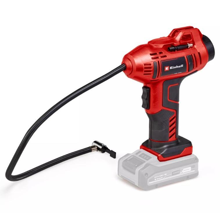 einhell einhell compressore portatile a batteria 18v einhell 2071010 uso versatile - foto 1