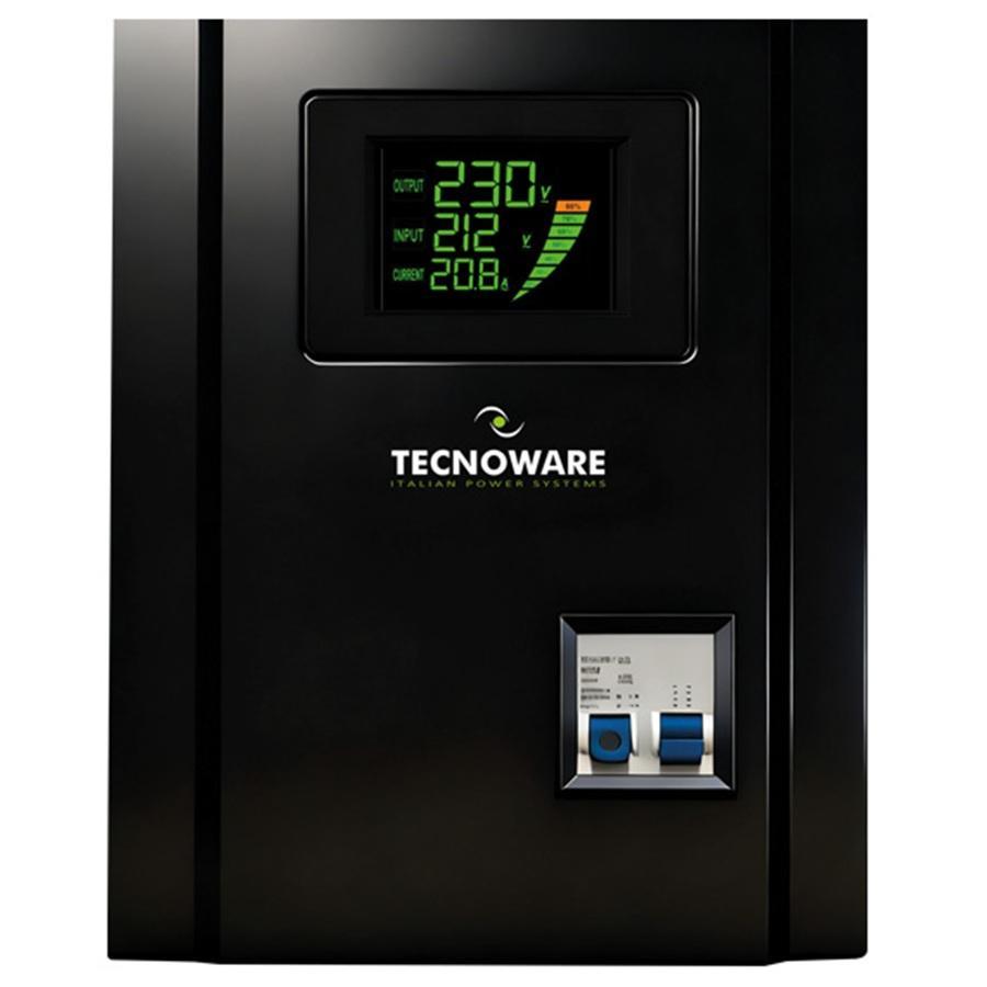 tecnoware tecnoware stabilizzatore monofase servoassistito 7 5kva tecnoware fstesm7k5m2 per protezione tensione - foto 2