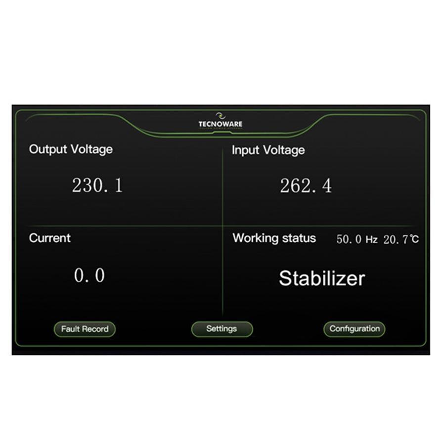 tecnoware tecnoware stabilizzatore monofase servoassistito 10kva tecnoware fstesm10km2 potenza rete - foto 3