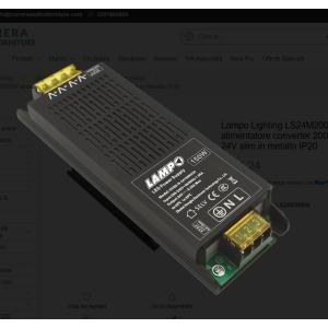 Trasformatore elettronico slim 200w 230v 24v  ls24m200w metallo