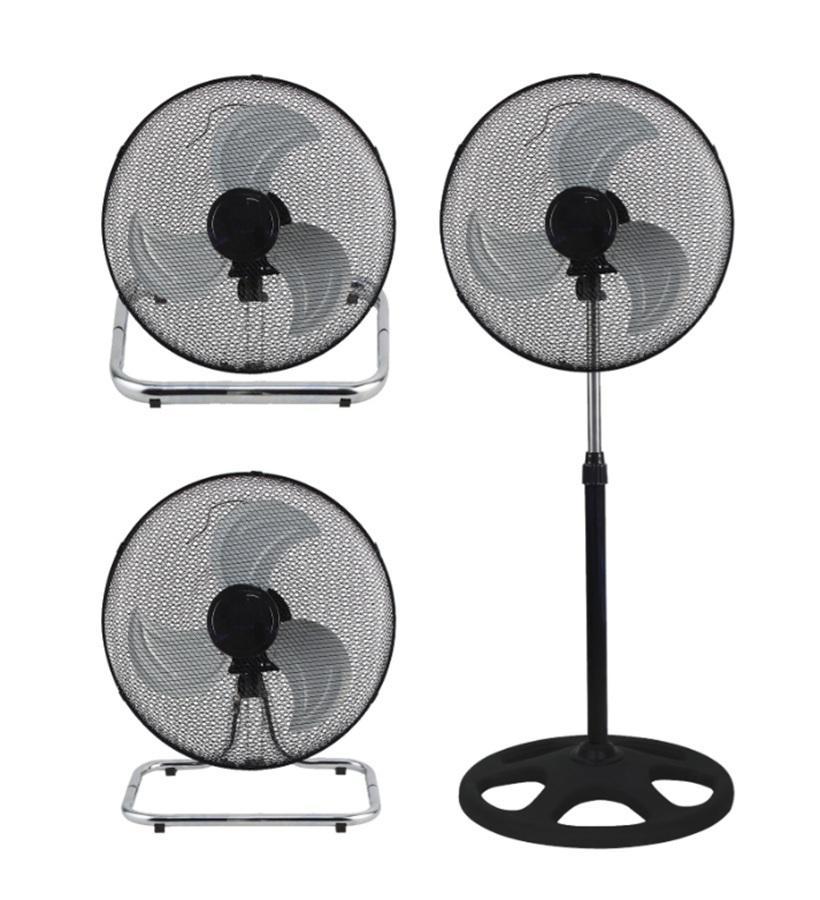 vinco vinco ventilatore elettrico tris mesh grill h1500 70750 portatile - foto 1