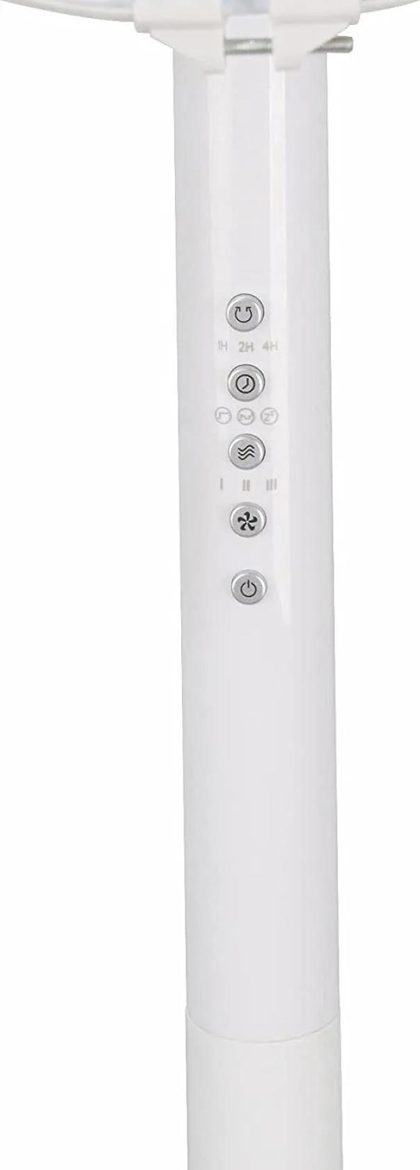 argo argo ventilatore piantana must have bianco regolabile 398200032 per ambienti domestici - foto 3