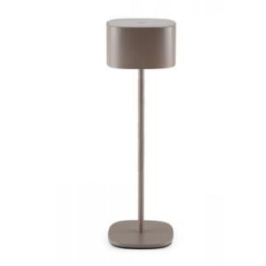 Lampada decorativa da tavolo ricaricabile caffè jo38610ca design moderno