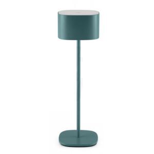 Lampada da tavolo decorativa ricaricabile verde jo38610v