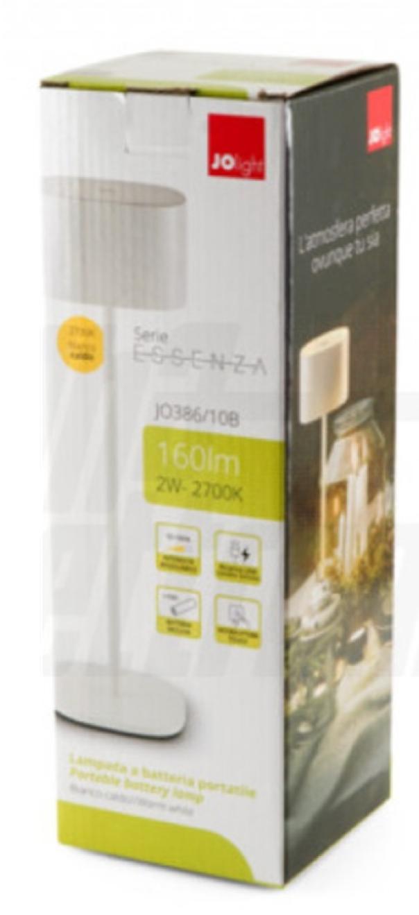 alpha elettronica alpha elettronica lampada decorativa da tavolo ricaricabile bianca jo386/10b design moderno - foto 3 alpha elettronica alpha elettronica lampada decorativa da tavolo ricaricabile bianca jo386/10b design moderno - foto 3