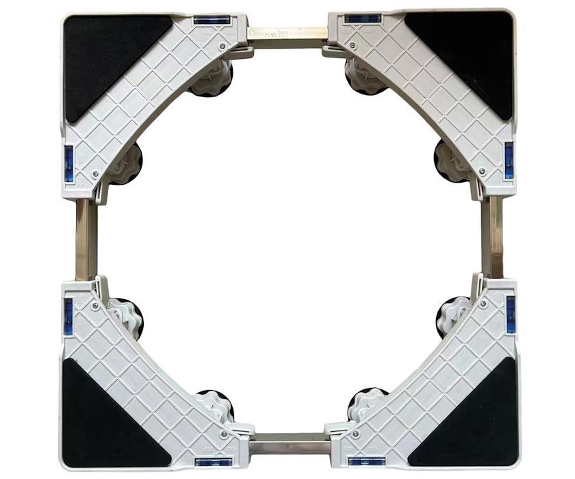 dettaglio supporto regolabile Bravo visione superiore struttura base ruote