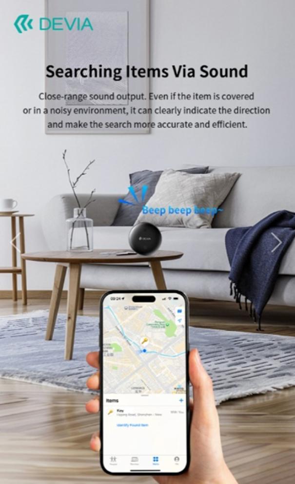 devia devia dispositivo anti smarrimento wireless compatibile android ios deem611a622w - foto 3