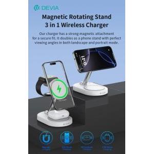 Supporto magnetico ricarica wireless 15w  dey302s844w universale