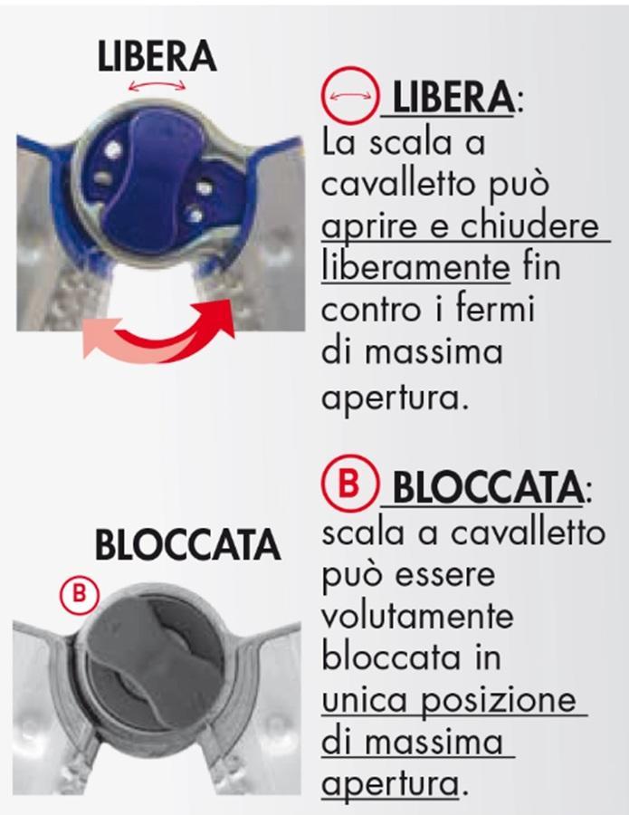 facal facal scala telescopica alluminio 4 pioli briko facal 2335896 blu - foto 4 facal facal scala telescopica alluminio 4 pioli briko facal 2335896 blu - foto 4
