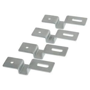 Kit fissaggio quadri zincato 4 staffe  ec625sz per installazione sicura
