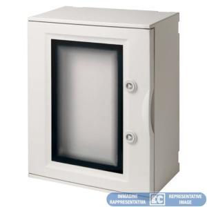 Quadro elettrico poliestere porta trasparente ec625013 435x505x215mm  impianti industriali