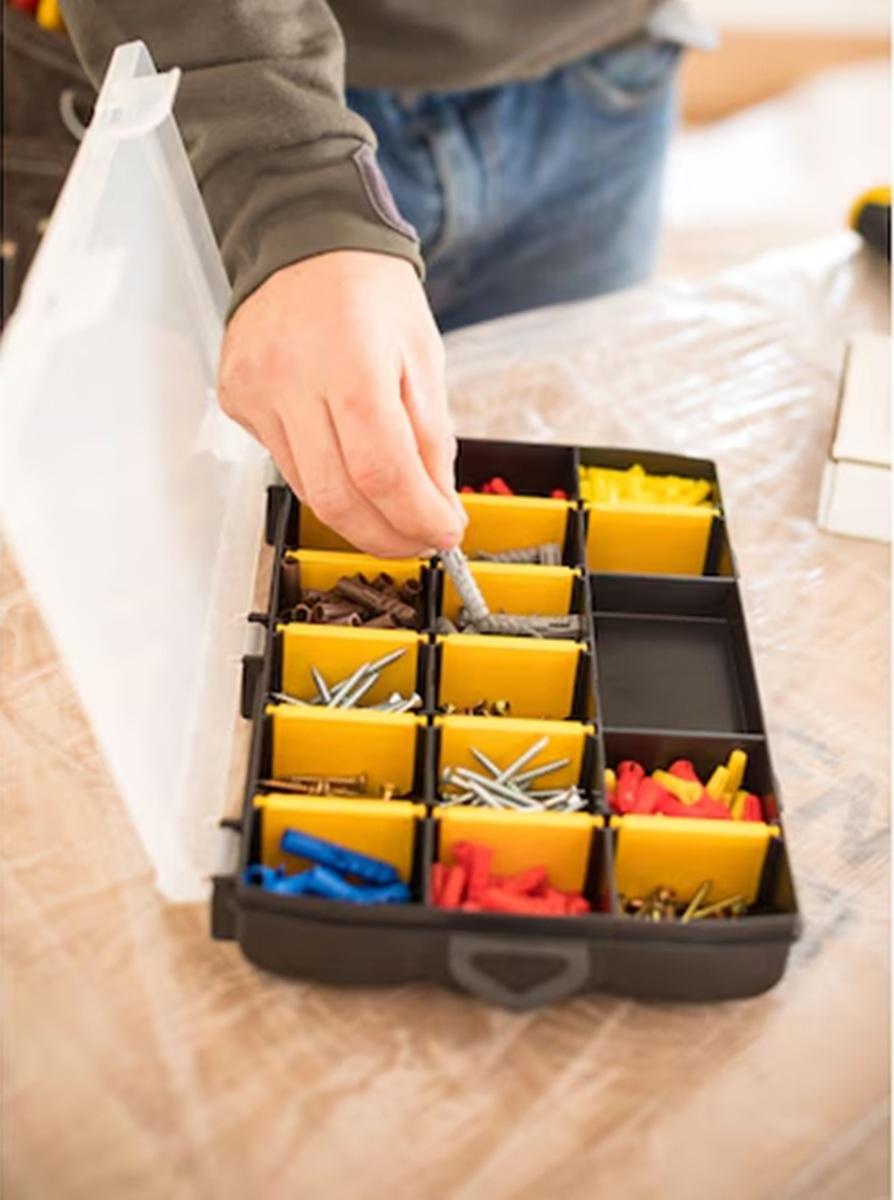 stanley stanley organizer minuteria professionale stst816801 compatto vuoto 27x19 cm stanley - foto 2 stanley stanley organizer minuteria professionale stst816801 compatto vuoto 27x19 cm stanley - foto 2