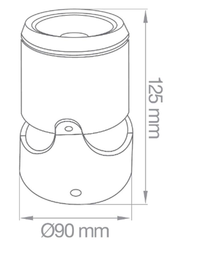 lampo lampo proiettore con base esterno ip65 gu10 bianco lampo compactgu10bi - foto 2 lampo lampo proiettore con base esterno ip65 gu10 bianco lampo compactgu10bi - foto 2