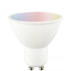 Lampada led rgbw 6w 230v con telecomando dikled6wmrgbw illuminazione dinamica