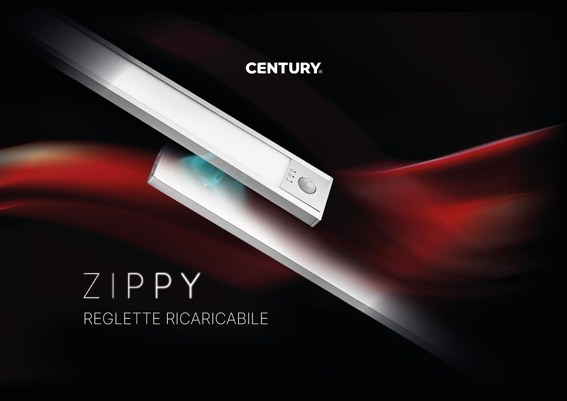 century century plafoniera led magnetica batteria 500mm 5w zippy century efficienza luminosa - foto 1 century century plafoniera led magnetica batteria 500mm 5w zippy century efficienza luminosa - foto 1