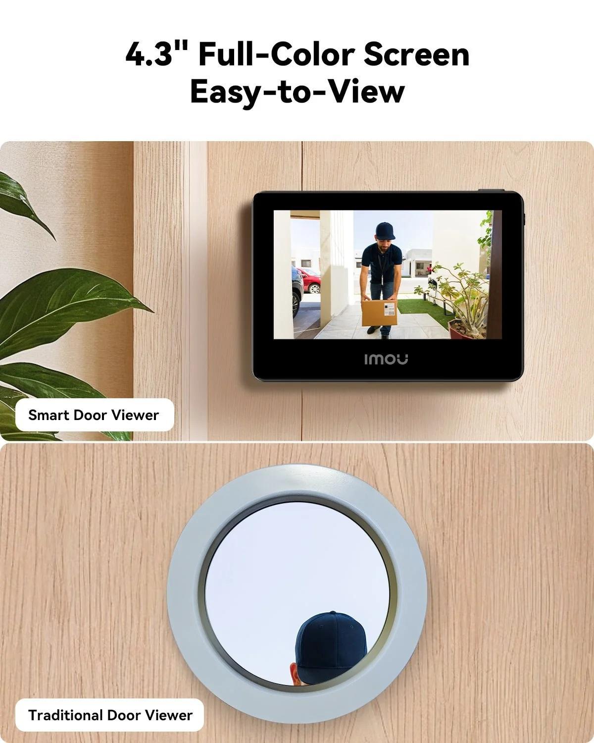 imou imou spioncino video wi-fi 5mp schermo 4,3 pollici vd1 imou sicurezza casa - foto 3 imou imou spioncino video wi-fi 5mp schermo 4,3 pollici vd1 imou sicurezza casa - foto 3