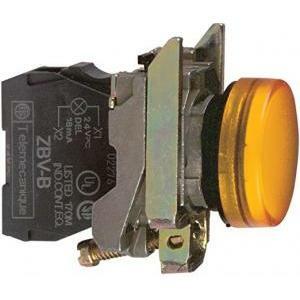 Lampada spia gialla led 24v con led a luce fissa xb4bvb5