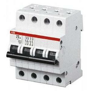 S204 c50 interruttore automatico modulare 6ka 4 poli s551106