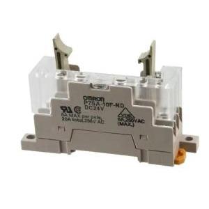 Zoccolo relè guida din led 4 contatti  p7sa10fnddc24-14 automazione