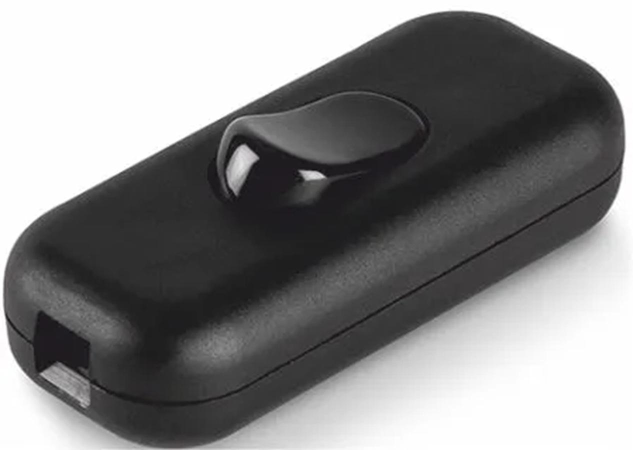 scame scame interruttore unipolare nero per cavo scame 195.450n - foto 1