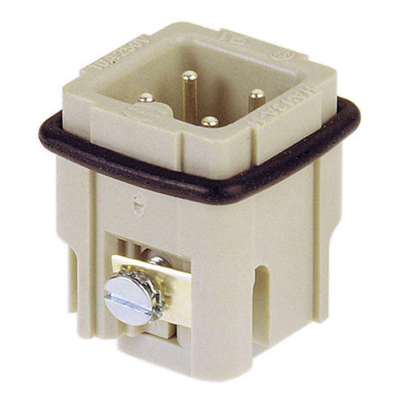 scame scame inserto maschio 3 poli+t  portacontatti per connettori industriali 920.0032611 - foto 1