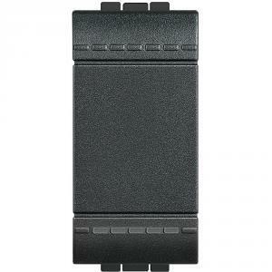 Pulsante 1p no 10a 1m antracite livinglight l4005n