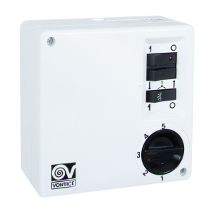 Scatola comandi  a 5 velocità per ventilatori scrr5l 12964