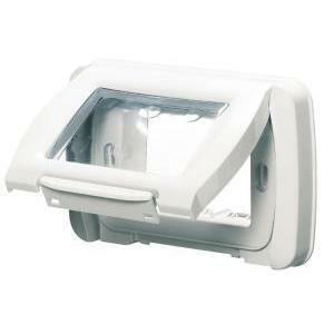 GEWISS Placca Top System 4 Posti - Bianco Nuvola, Tecnopolimero Lucido - Foto 11