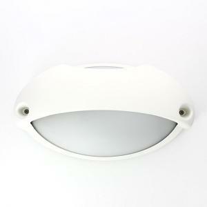 Plafoniera AIRY Ovale 300 – Per Lampade E27 Max 60W, Finitura Nero Tecnopolimero, IP54