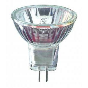 Lampada lampadina alogena a bassa tensione con riflettore brill 35w gu4 12v 30d 1ct/10x5f brilliantline dicro 14627