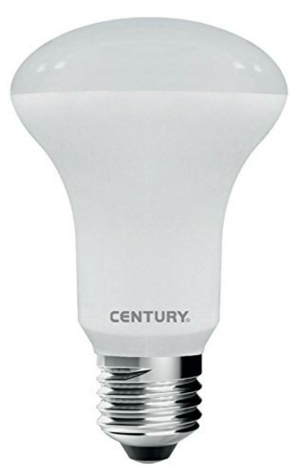lampadina LED spot R63 8W attacco E27 luce calda Century per interni
