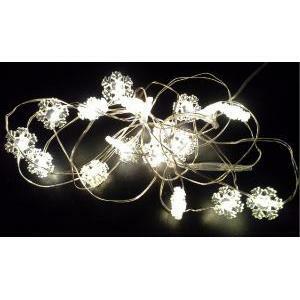 Luci led decorative 20 luci led con formine a batteria su filo rame colori e modelli assortiti 14218279